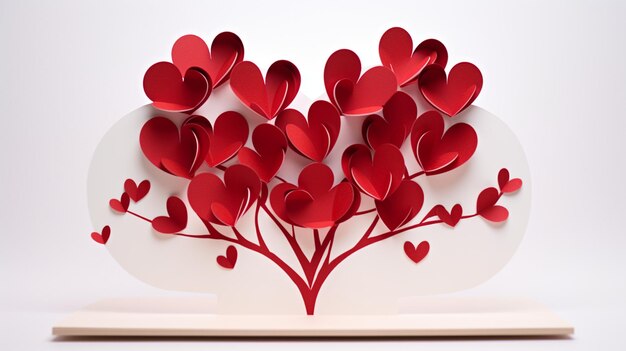 Carte romantiche di cuore di carta per il giorno di San Valentino ar 169