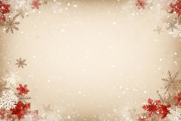 Cartolina di Natale con spazio vuoto al centro