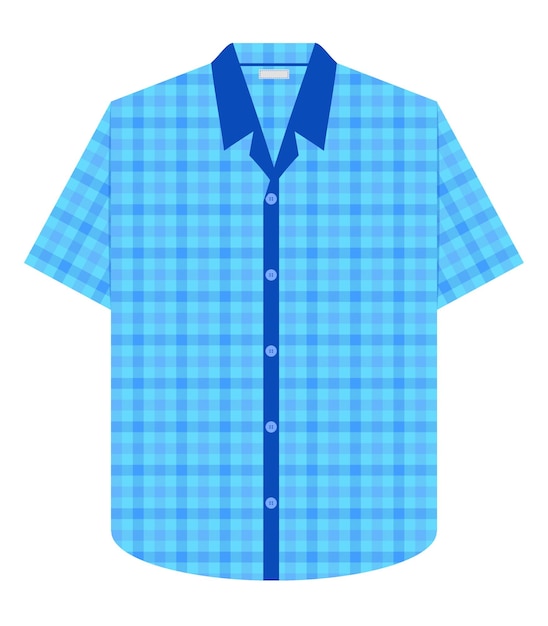 cartone animato camicia blu