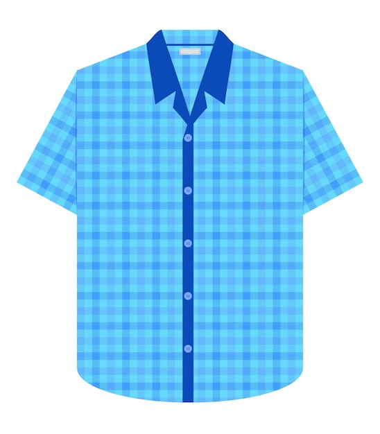 cartone animato camicia blu