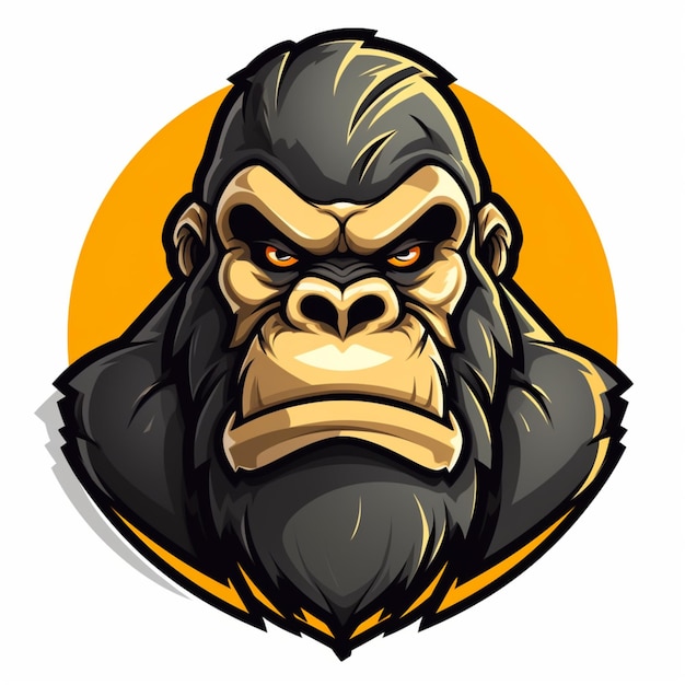 cartone animato logo gorilla