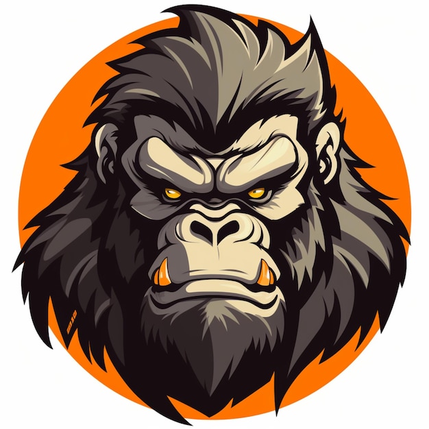 cartone animato logo gorilla