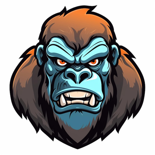 cartone animato logo gorilla