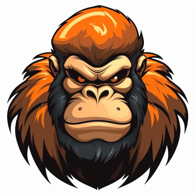 cartone animato logo gorilla