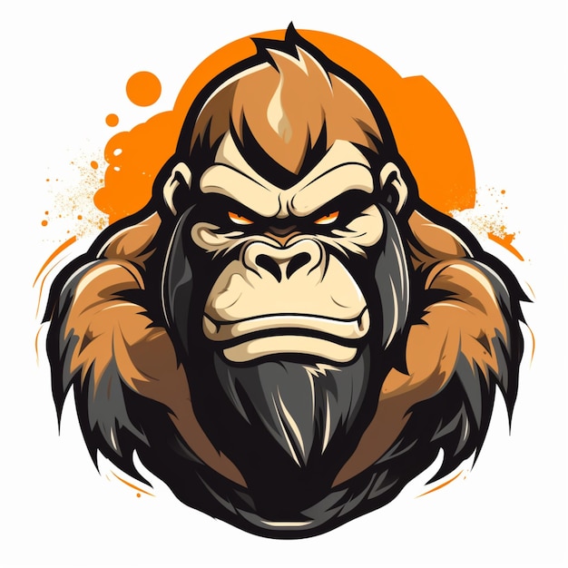 cartone animato logo gorilla