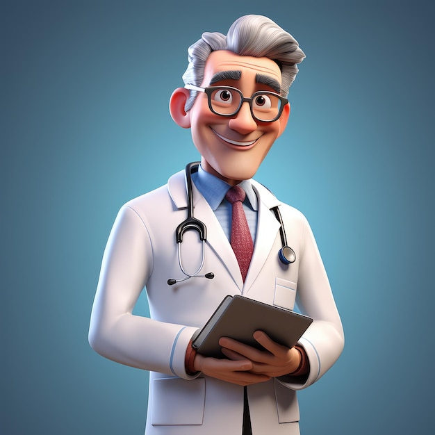 Cartone animato medico 3D