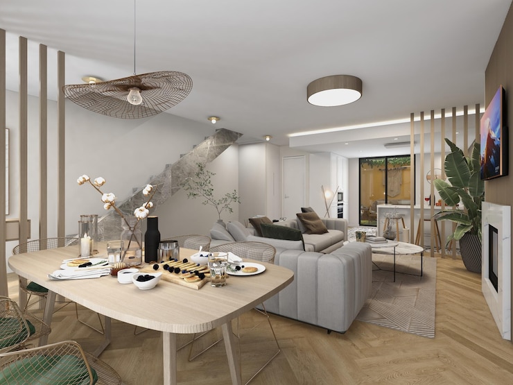 CASA DE ESTILO MEDITERRANEO CON CUCINA EN ISLA