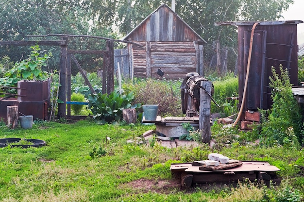 Casa del villaggio sul retro