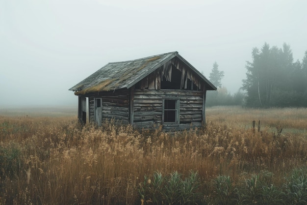 Casa di legno abbandonata Generare AI