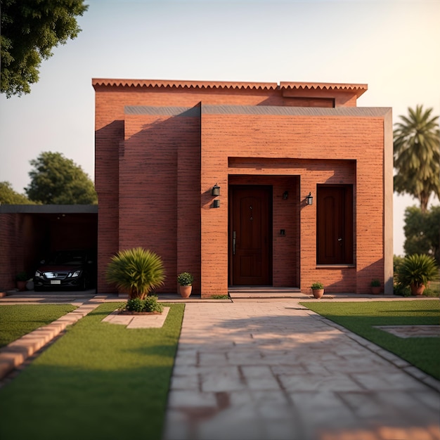 Casa di rendering 3D