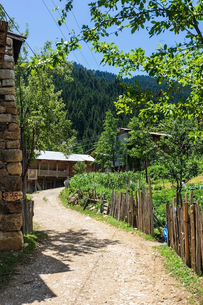 Casa in legno a Savsat, provincia di Artvin, Turchia