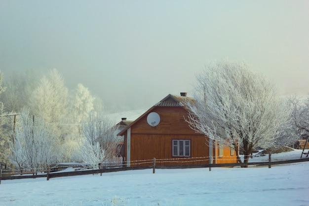 Casa in montagna Inverno.