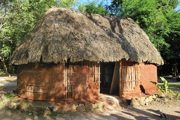 Casa Maya tradizionale