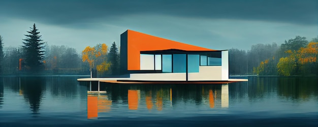 Casa moderna al lago