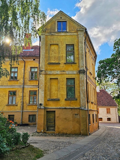 Casa tipica lettone a Kuldiga