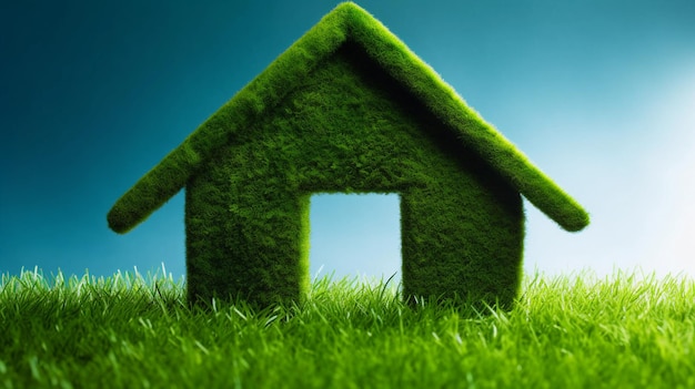 Casa verde Concetto di energia rinnovabile e verde