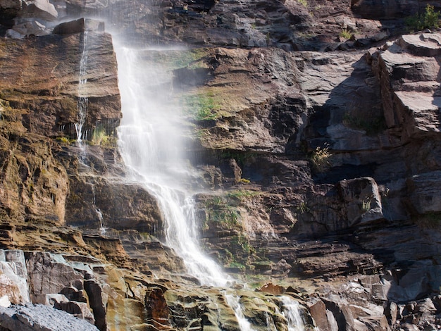 Cascata a Ouray, Colorado.