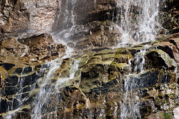 Cascata a Ouray, Colorado.