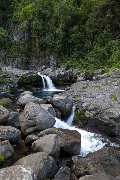 Cascata del Bassin Lucie nell'isola della Riunione