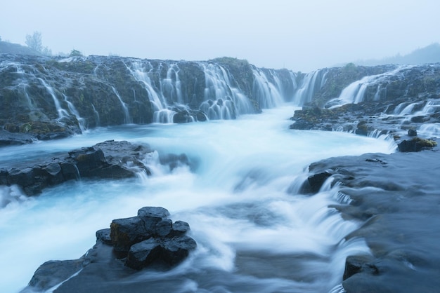 Cascata di Bruarfoss in Islanda