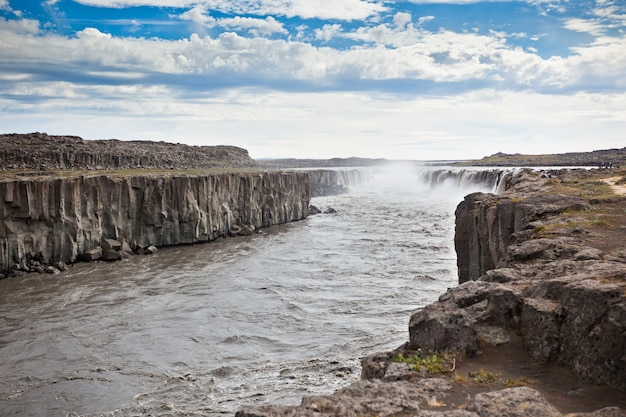 Cascata di Dettifoss in Islanda