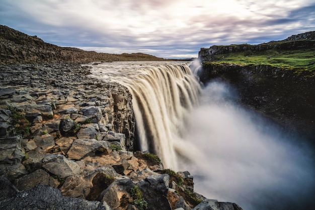 Cascata di Dettifoss nel nord-est dell'Islanda