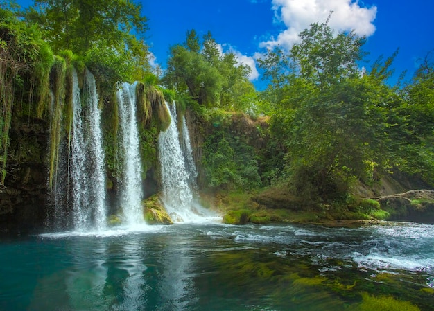 Cascata di Duden ad Antalya, in Turchia