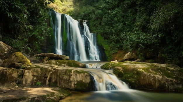 Cascata di Mae klang Parco nazionale di doi inthanon Chiang Mai Thailandia