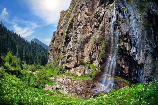 cascata di montagna