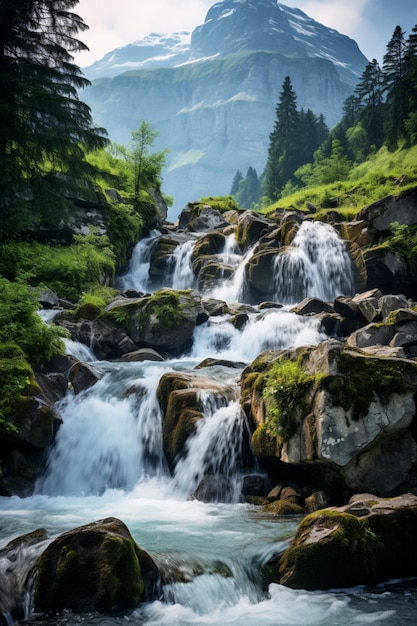 cascata di montagna