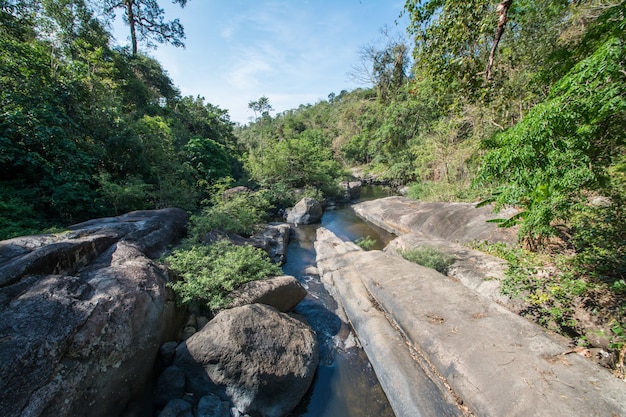 Cascata di Nangrong l,Nakhon Nayok in Thailandia