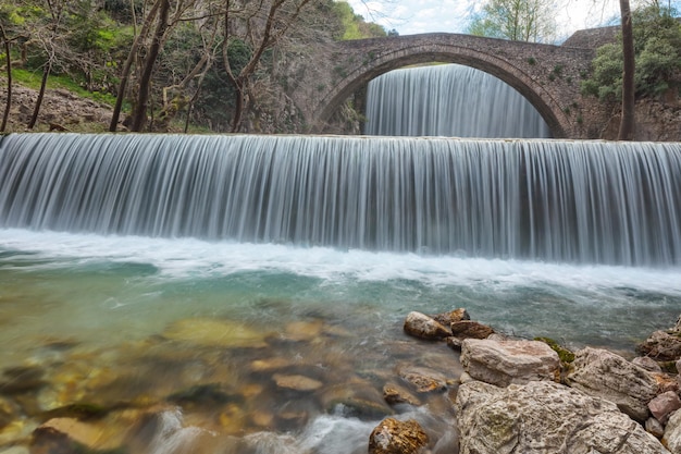 Cascata di Paleokaria Trikala Grecia