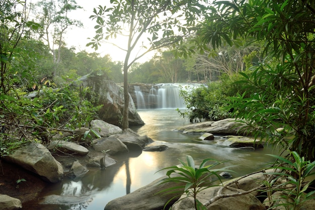 Cascata di Wangyai, distretto di kantharalak, provincia di sisaket, Tailandia