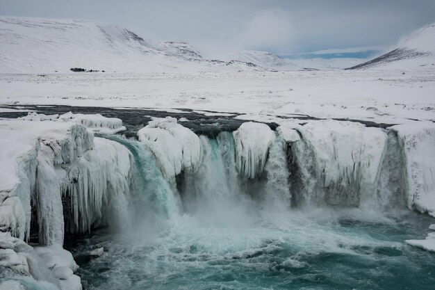 Cascata Godafoss nel nord dell'Islanda