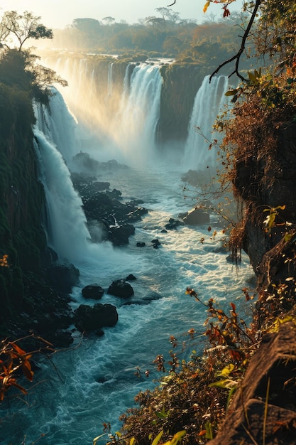 cascata in montagna