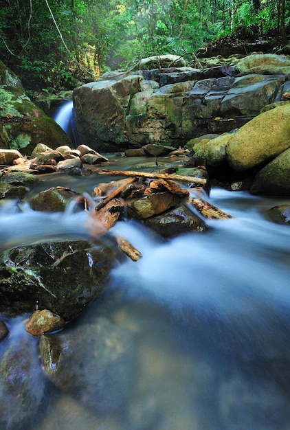 Cascata in Sabah Borneo Malesia