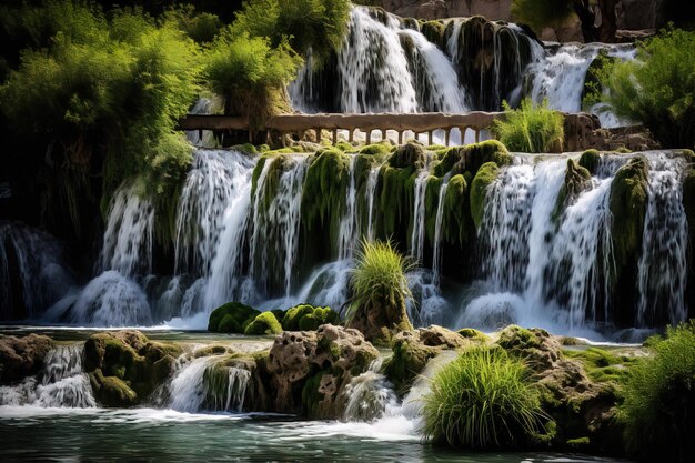 cascata nella foresta