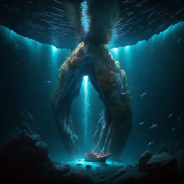 Cascata sottomarina