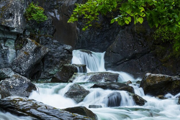 Cascata sull'Alaska