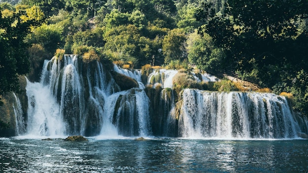 Cascate del Parco Nazionale di Krka in Croazia