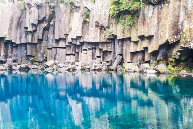 cascate di Cheonjeyeon a Jeju Isaland