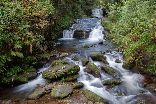 Cascate e rapide sull'East Lyn River