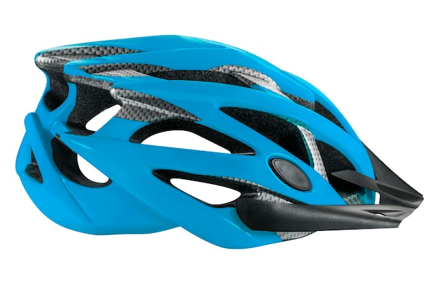 Casco ciclismo blu