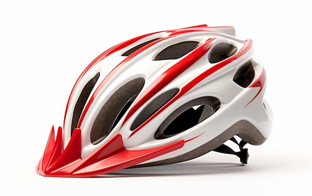 Casco da bicicletta isolato