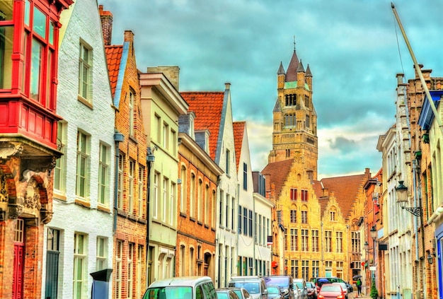 Case tradizionali a Bruges, Belgio