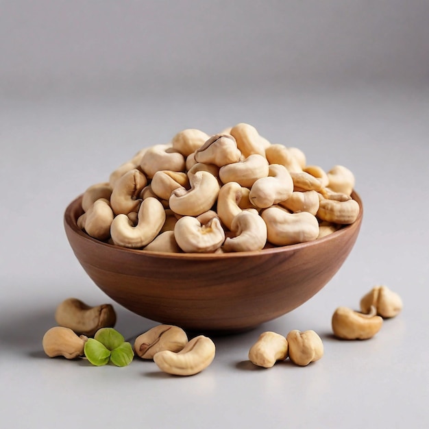 Cashews Dryfruit sfondo bianco