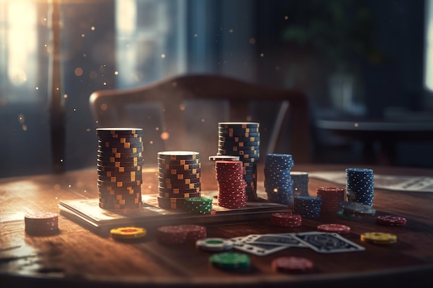 Casinò online Casinò Poker online Poker Dadi Fiches Gettoni Roulette Gioco d'azzardo online Giochi di azart Facilità per alcuni tipi di gioco d'azzardo Scommettere soldi sui giochi IA generativa