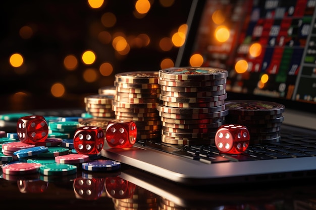 Casinò online gioco d'azzardo gioco d'azzardo vita notturna carte da poker roulette dadi divertimento fiches scommesse