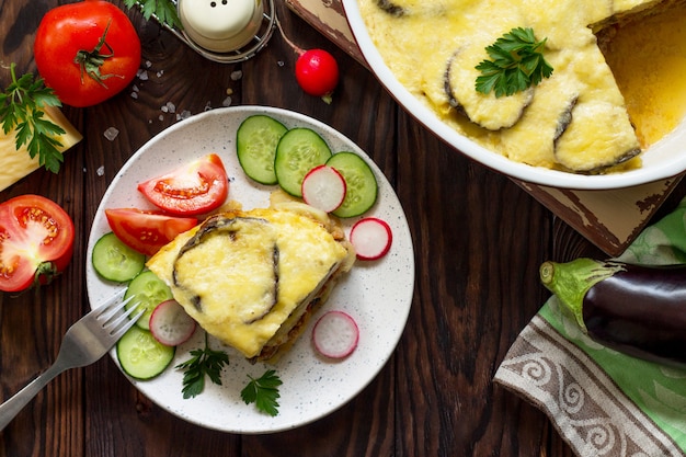 Casseruola di melanzane con besciamella