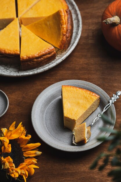 Casseruola dolce fatta in casa con zucca e ricotta